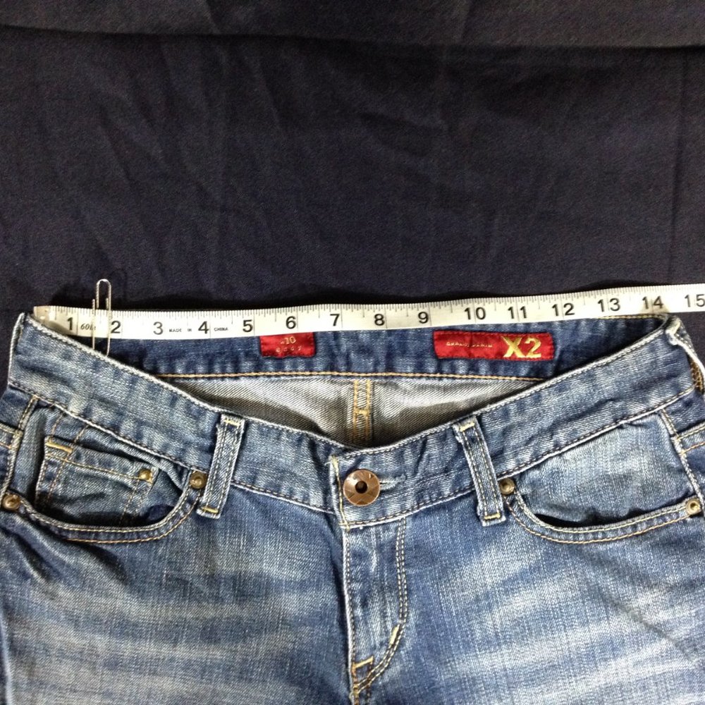 X2 Bootcut Blue Jeans W10, Sz 6L,28x32 - Picture 7 of 11